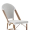 Flash Furniture Lourdes Stackable IndoorOutdoor French Bistro 30 High Barstool, WhiteGray and Bamboo Finish SDA-AD642001-F-BS-WHGY-NAT-GG - alternate 2
